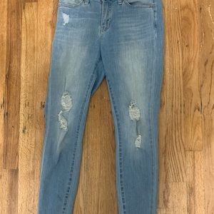 Kendall and Kylie ripped denim jeans